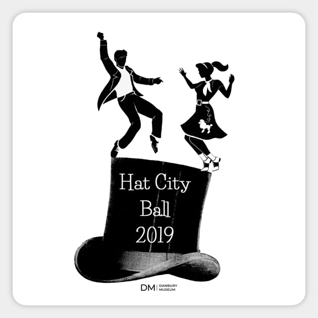 Hat City Ball 2019 Sticker by Danbury Museum